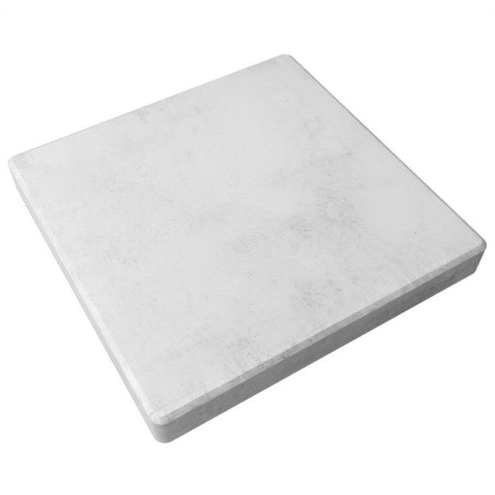 Квадратная тротуарная плитка 500х500х40 Белый
